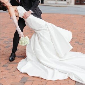 Elysee Bridal Seraphine Wedding Gown with Dramatic Train